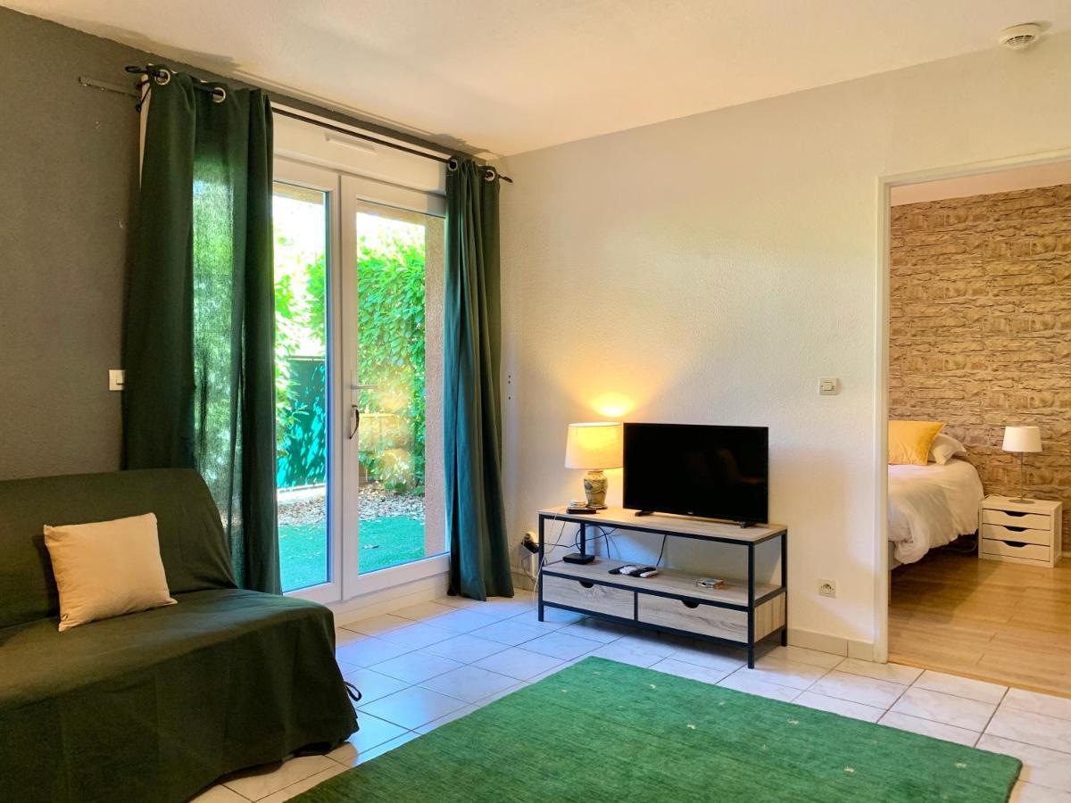 Blagnac : Appartement T2 Avec Jardin, Parking Et Climatisation Exteriér fotografie